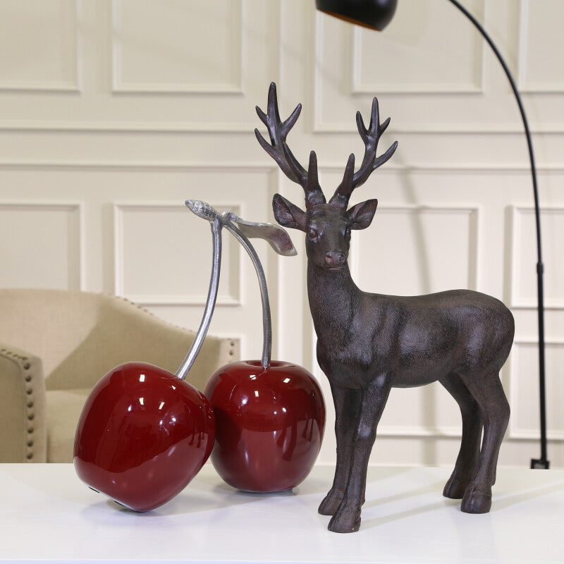 Brown Resin Deer Standing