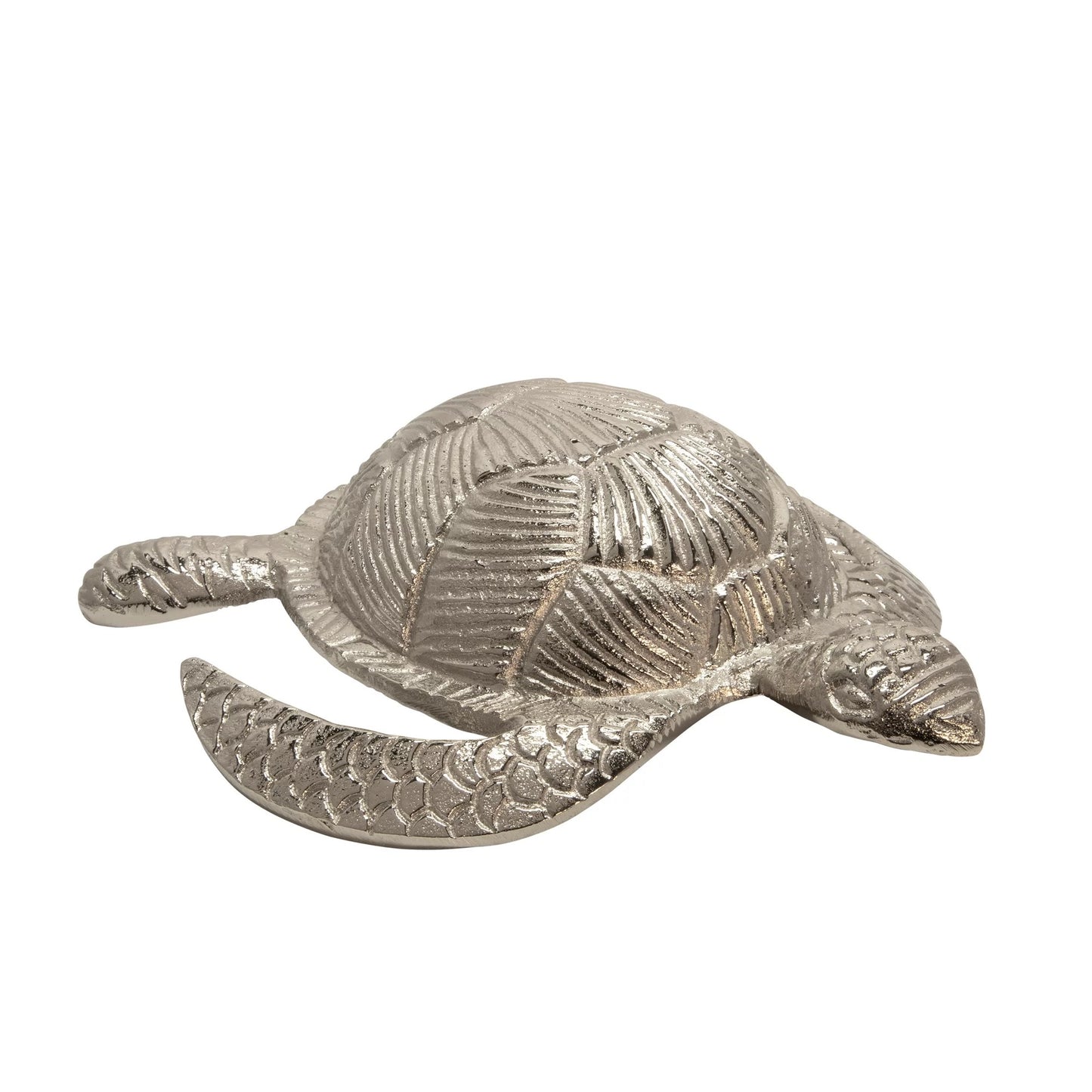 Turtle Table Décor , Silver