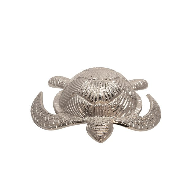 Turtle Table Décor , Silver