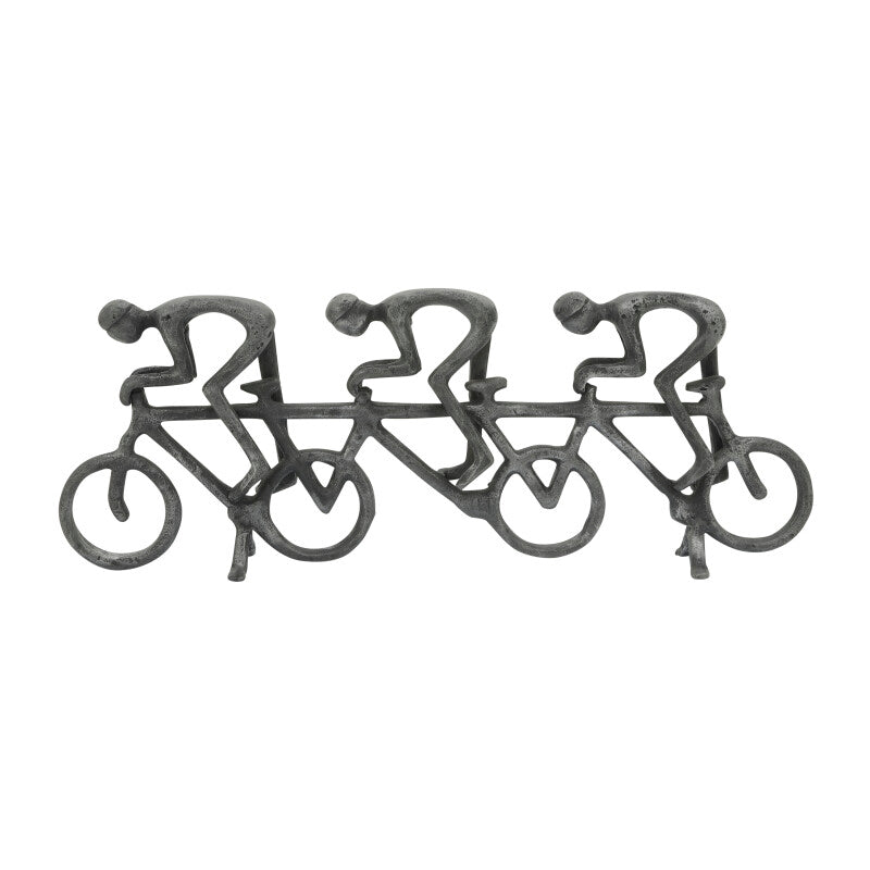 Three Man Cyclists, Gunmetal