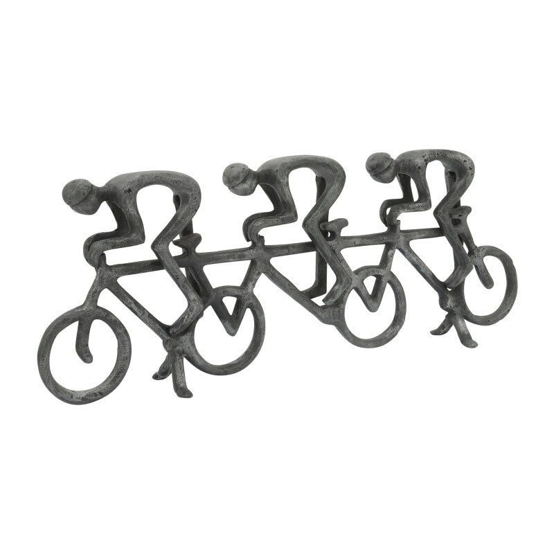 Three Man Cyclists, Gunmetal