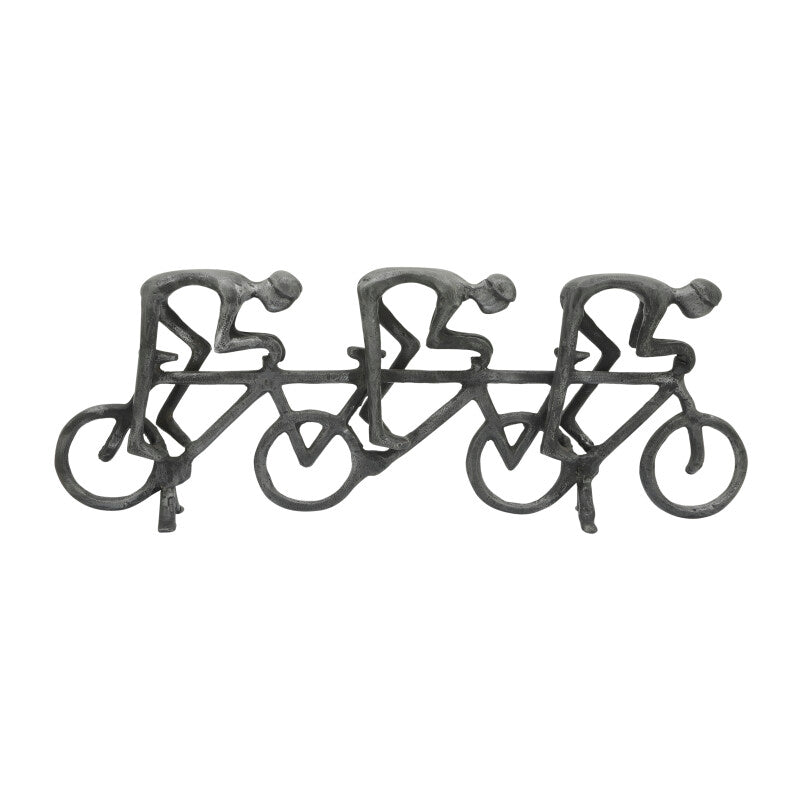 Three Man Cyclists, Gunmetal