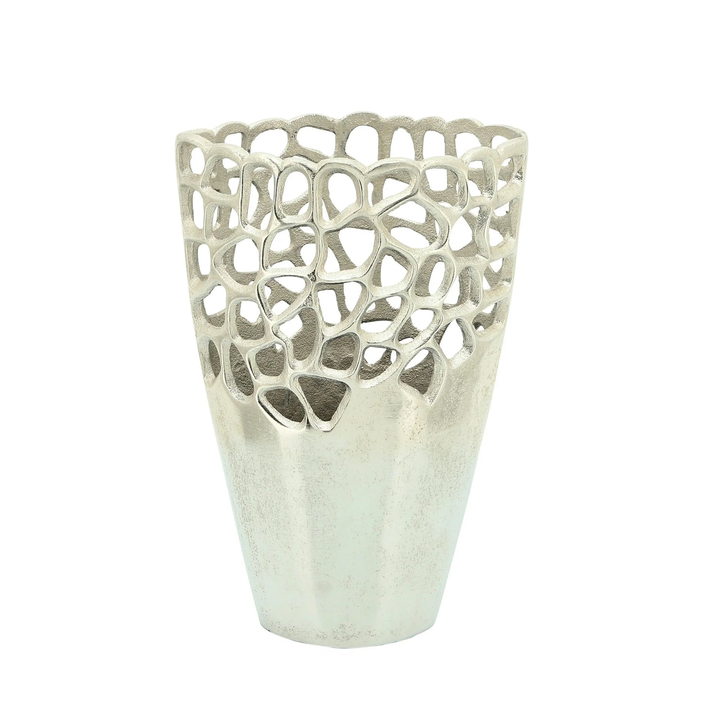Argento 12" Cut-out Vase