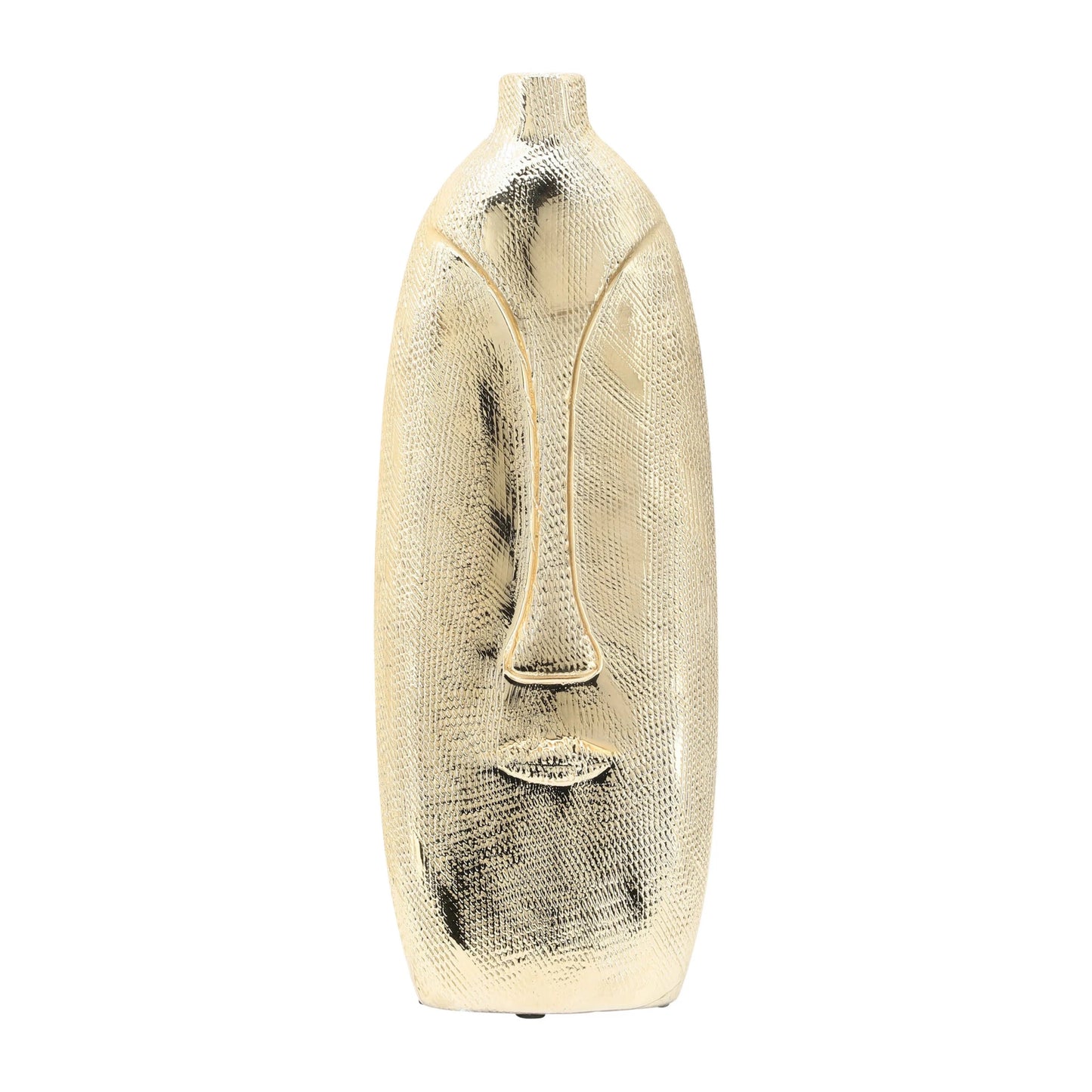 Scratched Face Vase