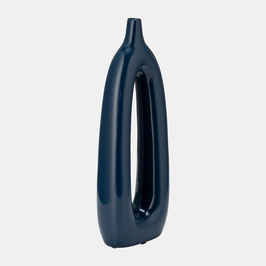Azul Open Cut-out 14" Vase