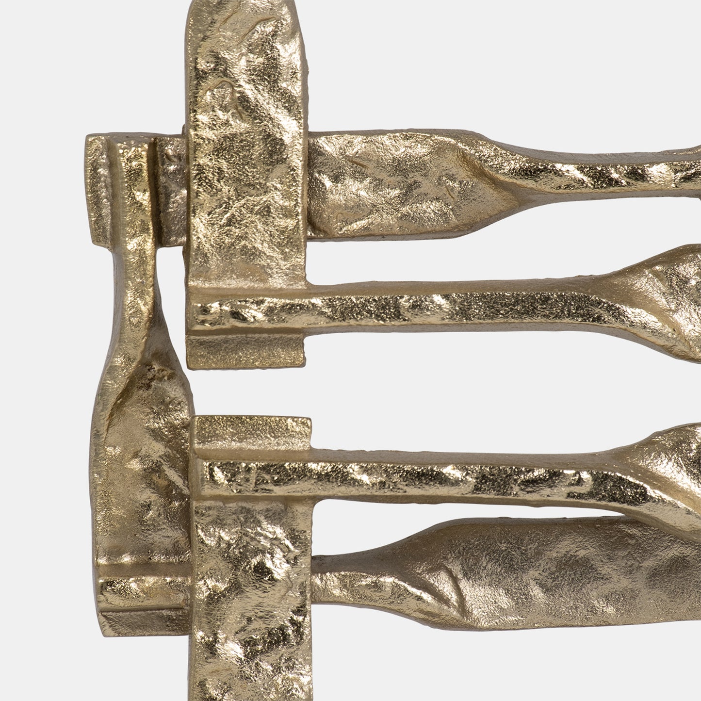 Stacking Squares 23", Gold