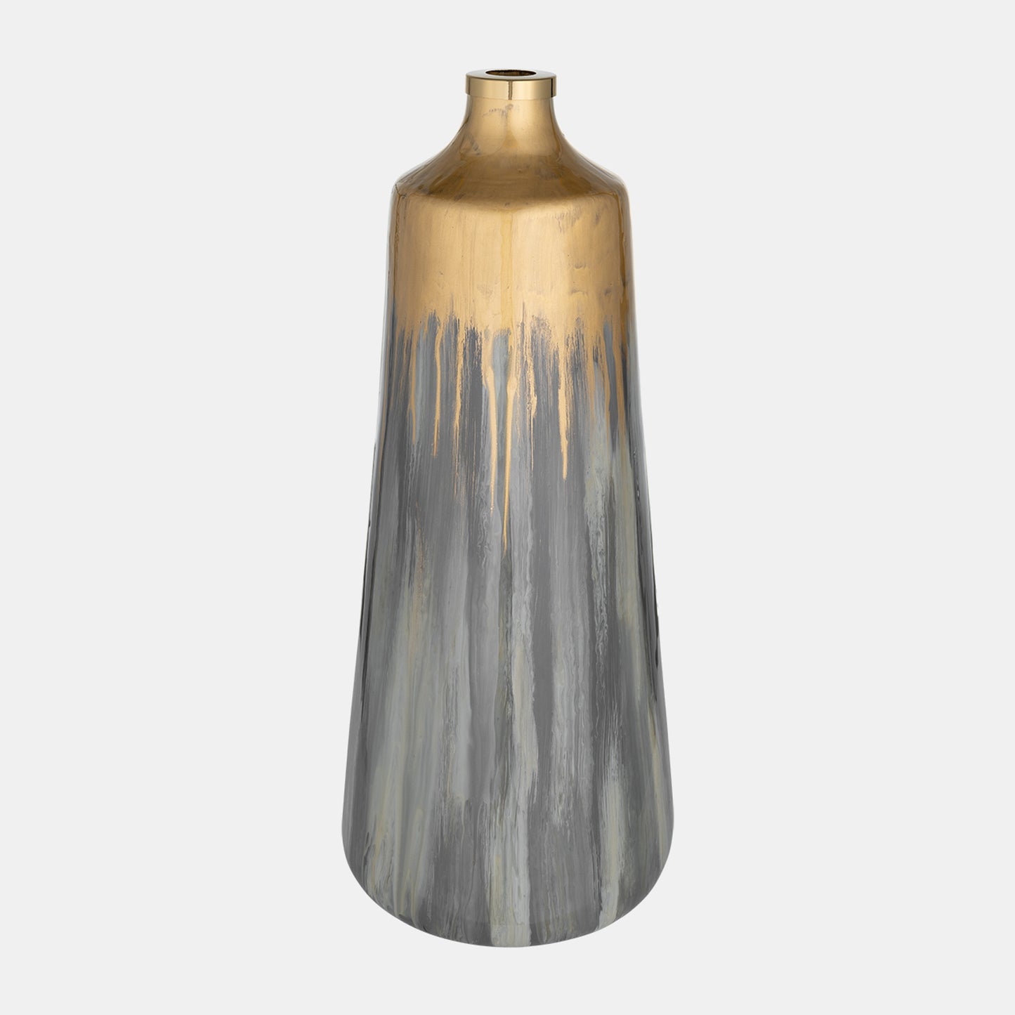 Wickhom Glass Vase W/ Ring 18"