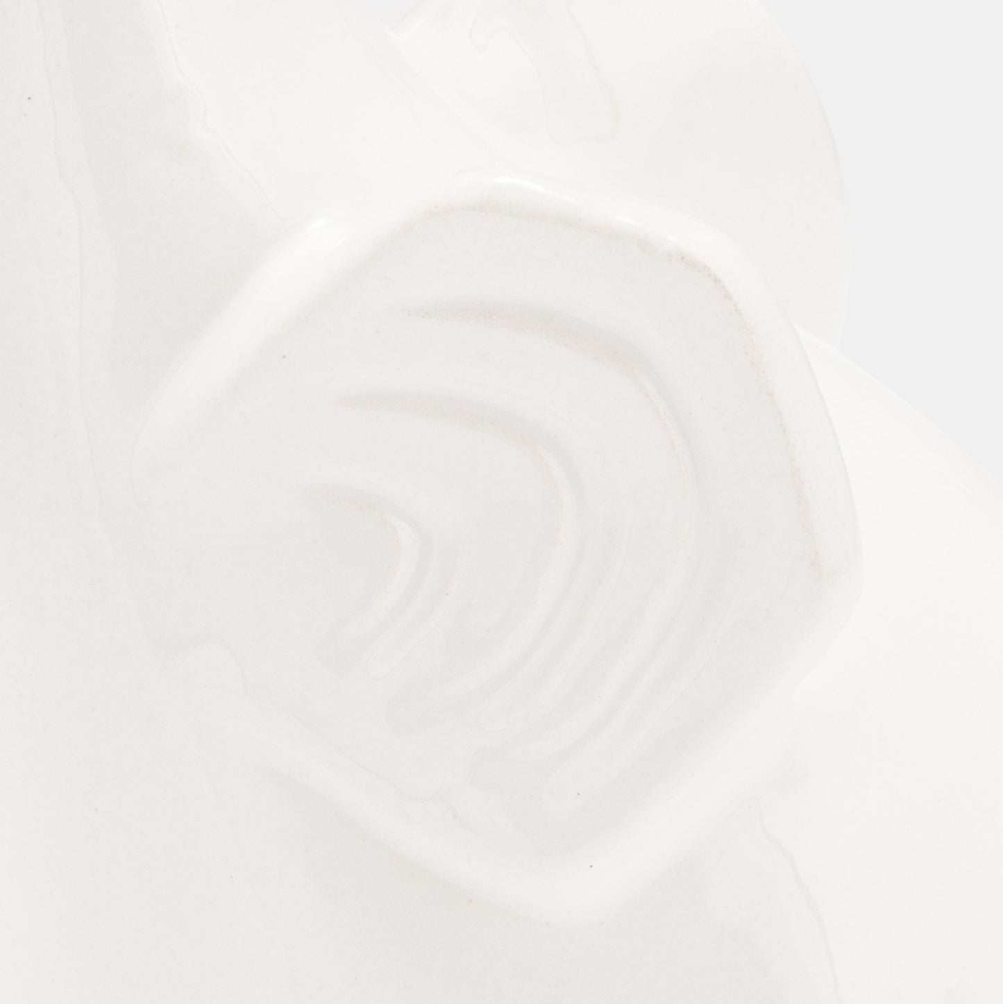 Elephant 9" Ceramic Deco, Matte White