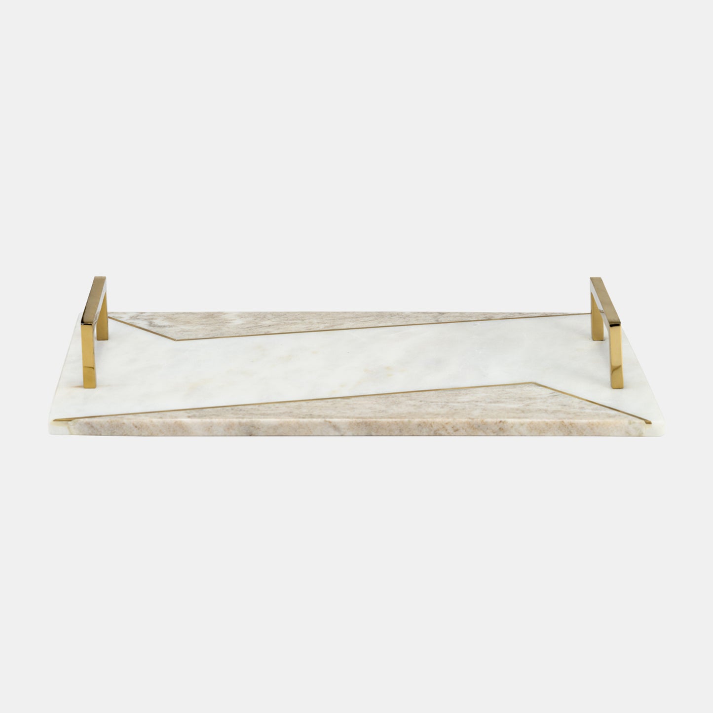 Auric Handle Tray, Set of 2