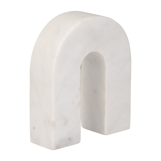 Horseshoe Tabletop Deco, White