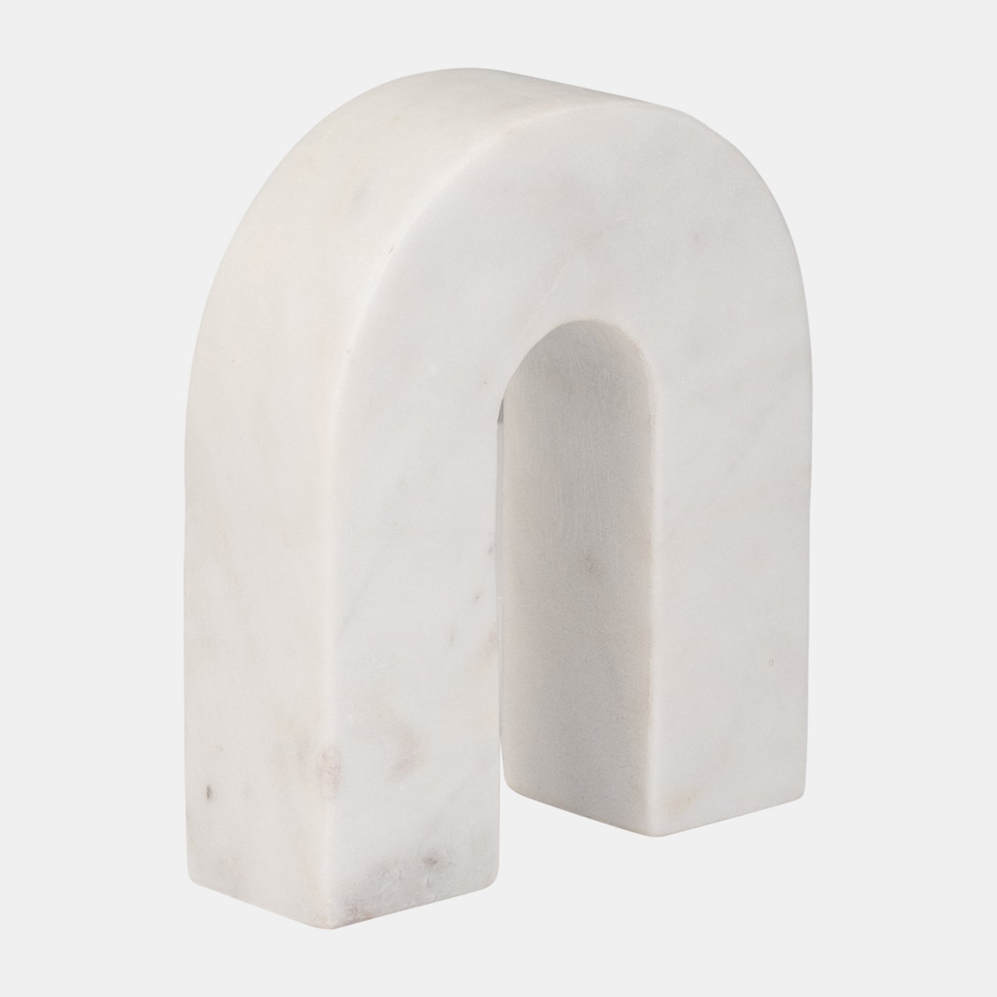 Horseshoe Tabletop Deco, White