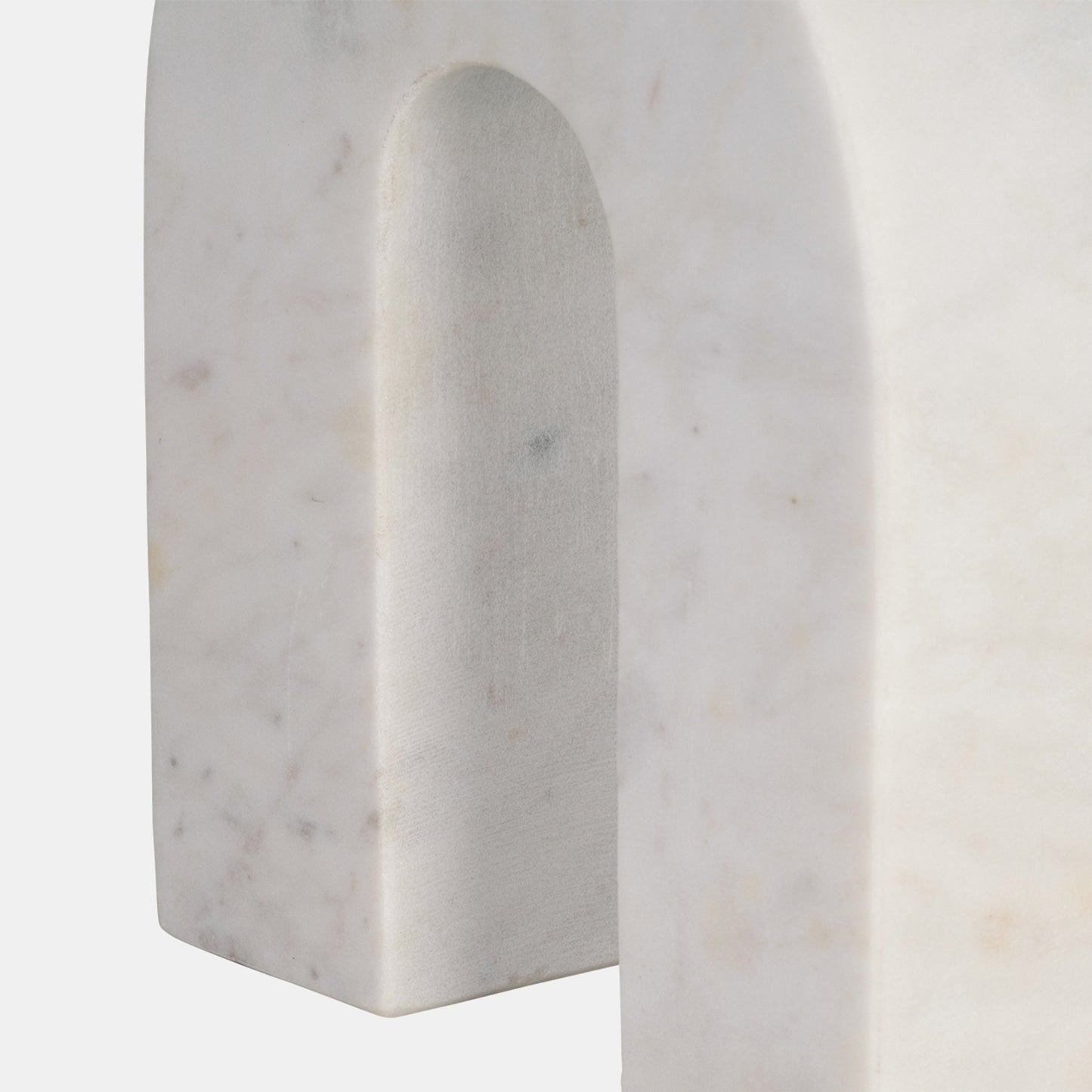 Horseshoe Tabletop Deco, White