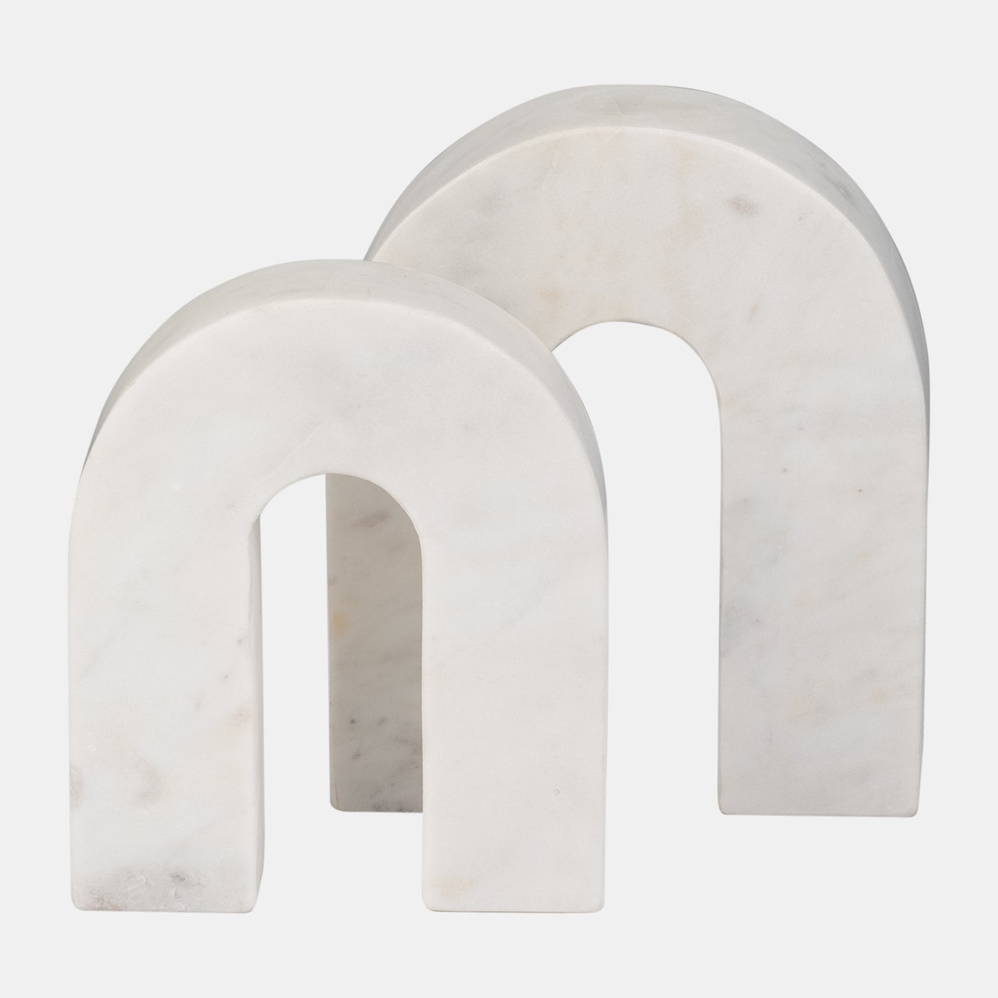 Horseshoe Tabletop Deco, White