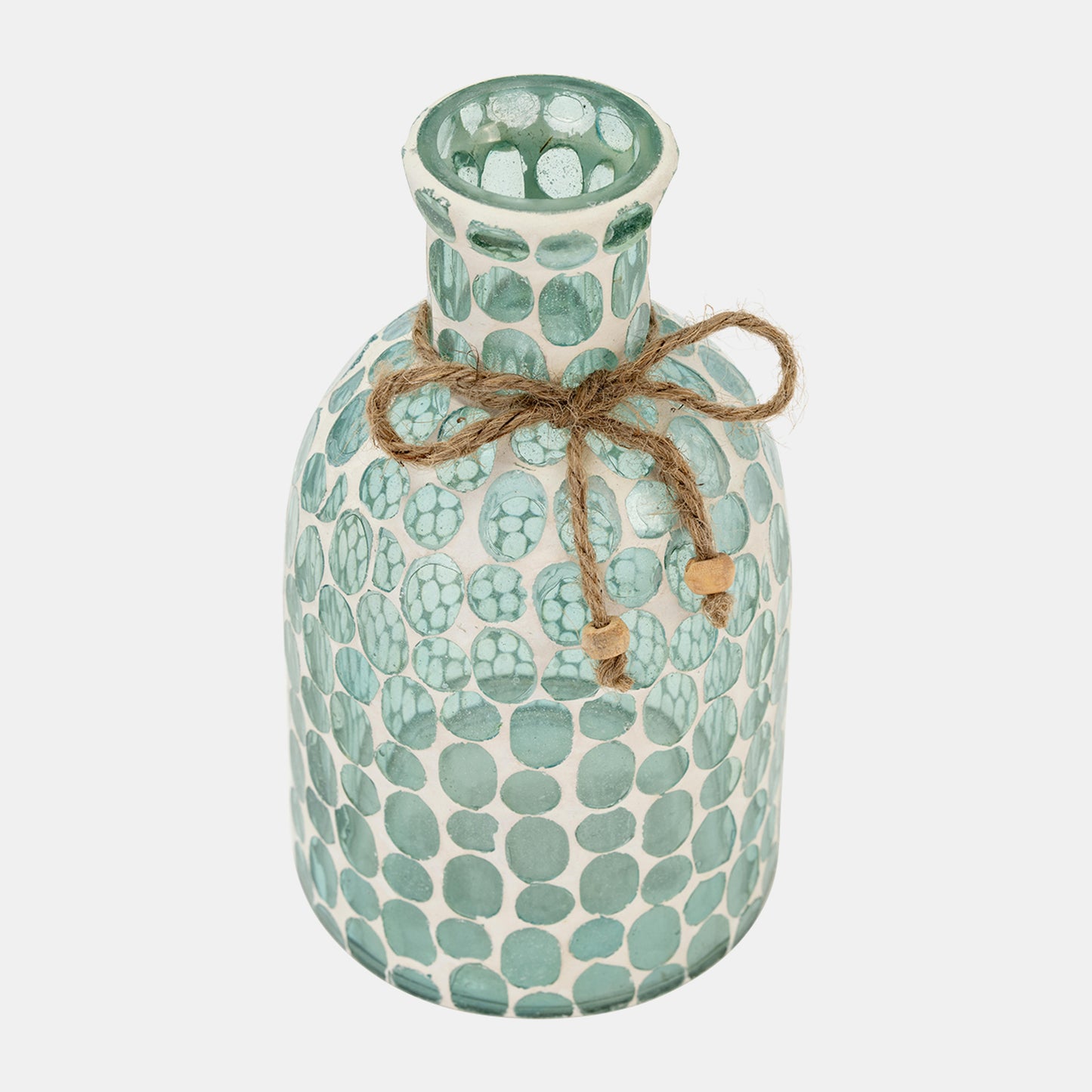 Mosaic Vase, Blue