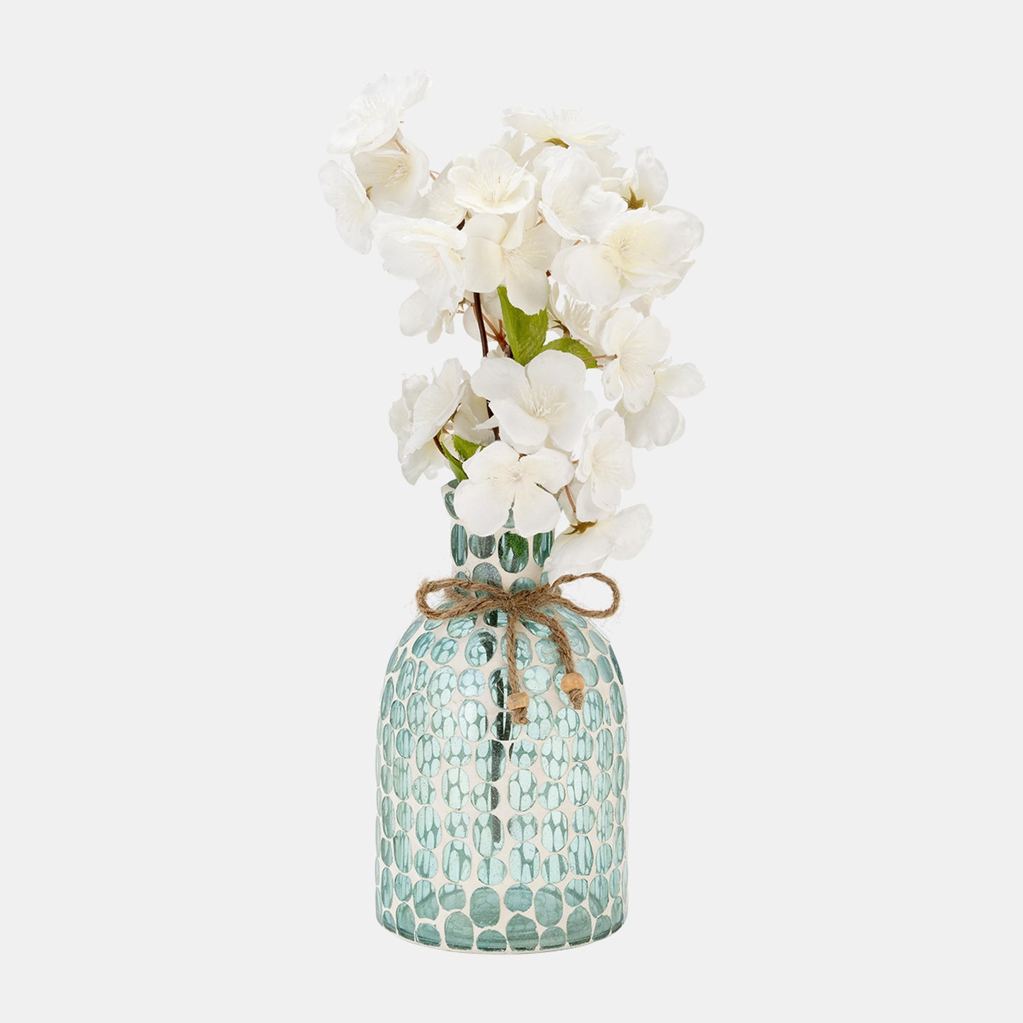 Mosaic Vase, Blue