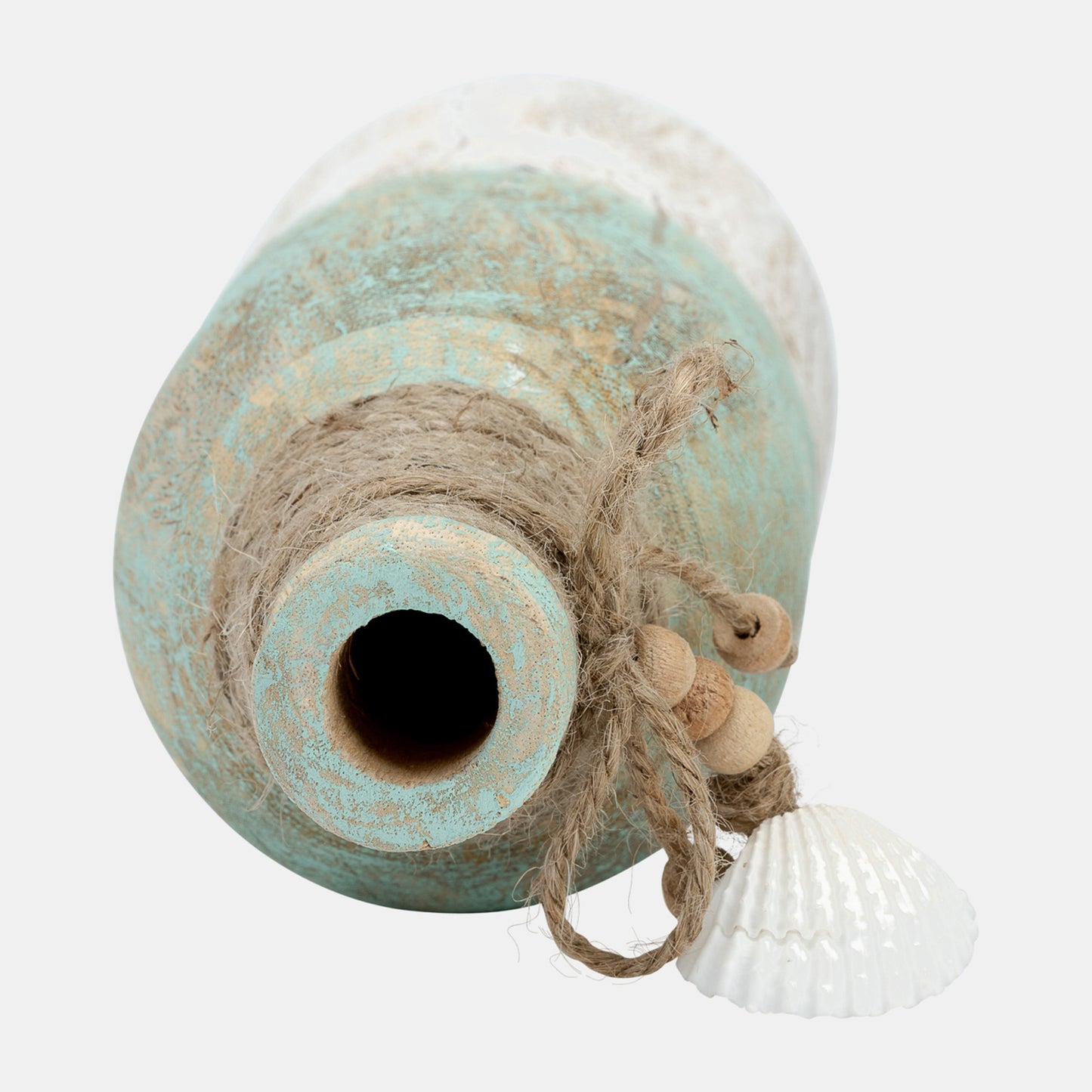 Tri-Colored Wood Bottle