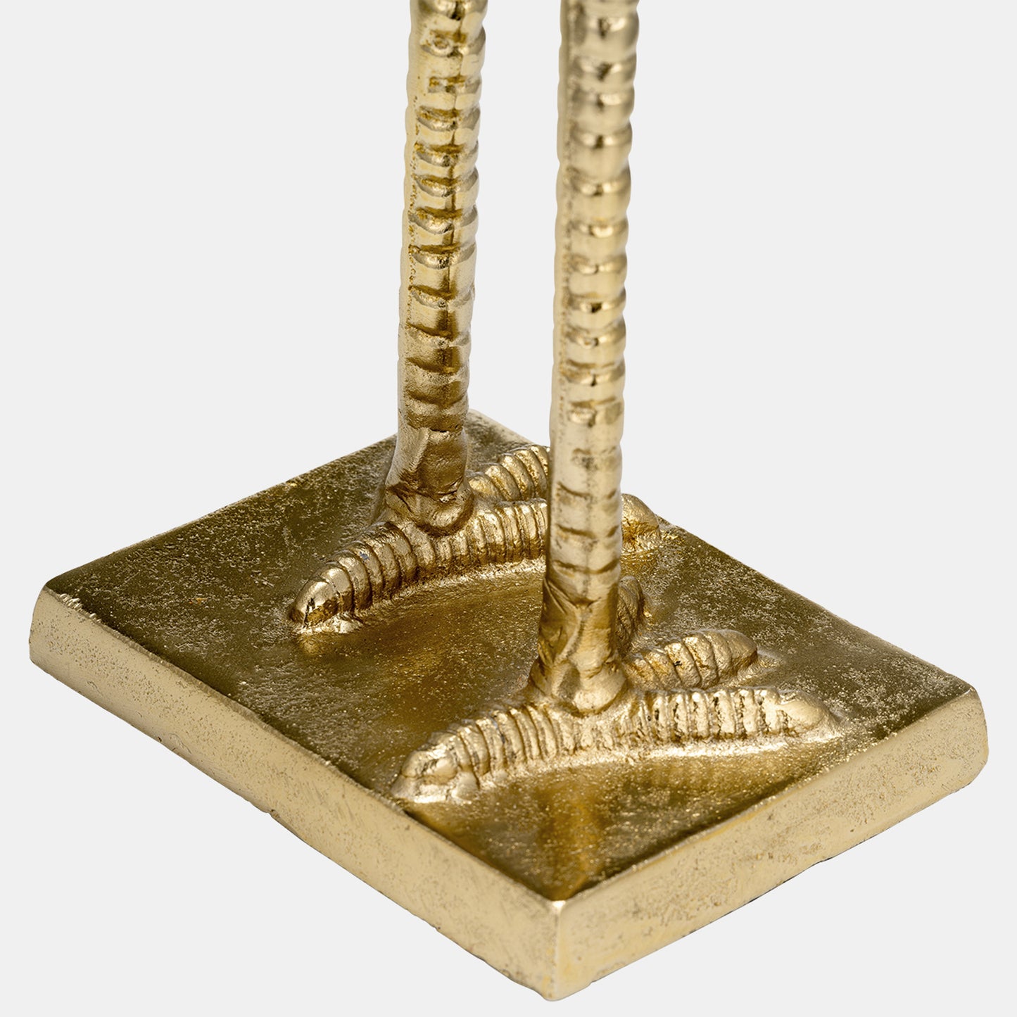 Metal Casted Heron, Gold