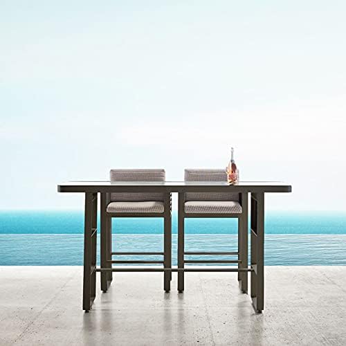 Airport Bar Chair With Arm, Black