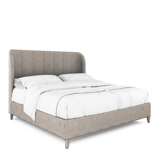 Vault Upholstered Shelter King Bed