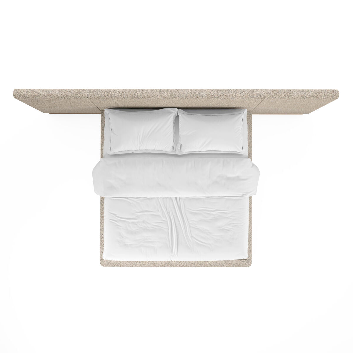 Portico King Upholstered Bed with End Panel