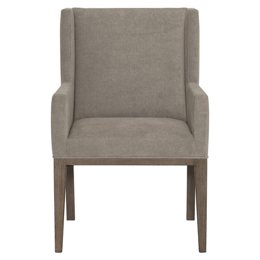 Linea Upholstered Arm Chair, Charcoal
