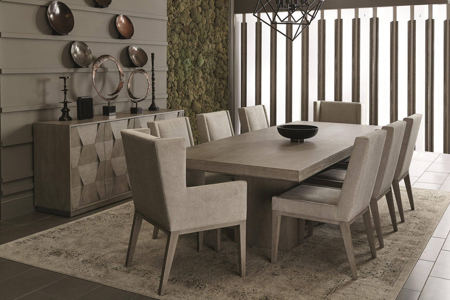 Linea Upholstered Arm Chair, Greige