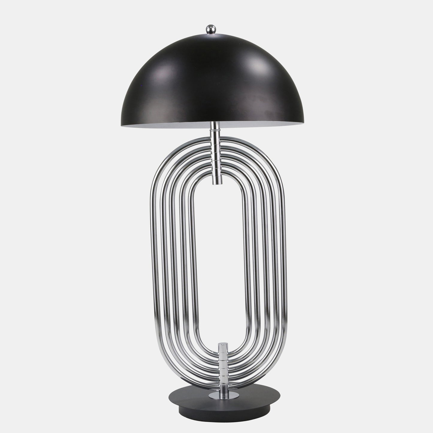 Art Deco Table Lamp, Silver