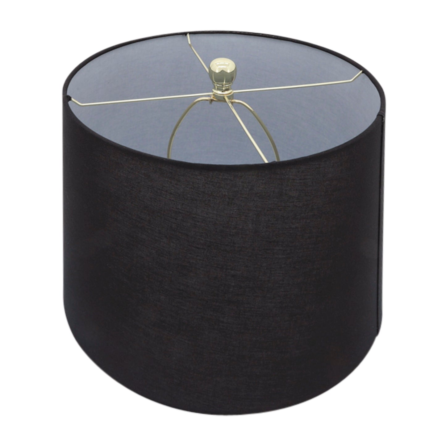 15 Inch Metal Ring Table Lamp with Marble Base - Gold