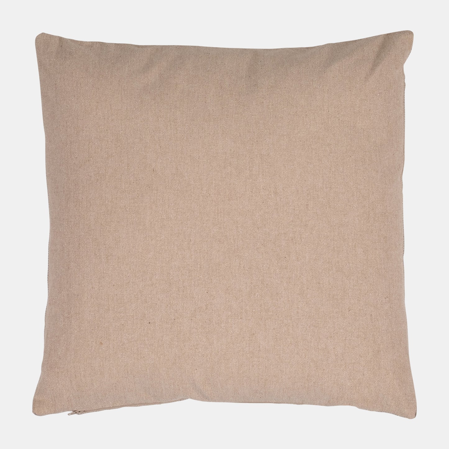 Leather Patch Decorative Square 20" X 20" Pillow, Gray