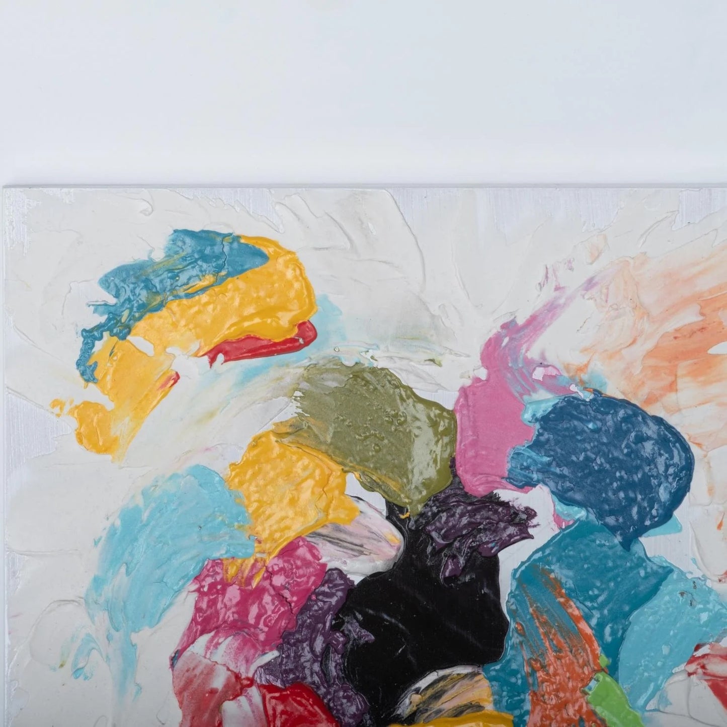 72 X 24 Hand Painted Colorful Abstract Set Of 3