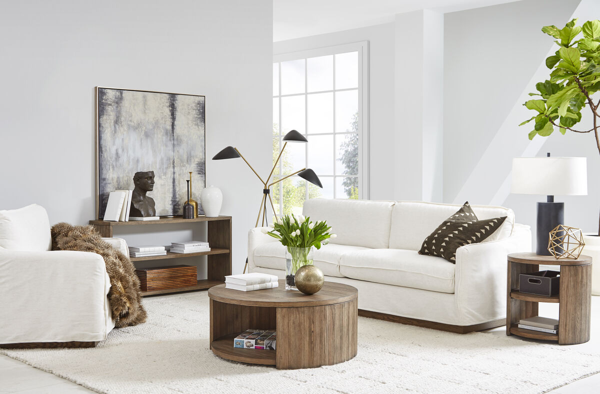 Stockyard Round End Table