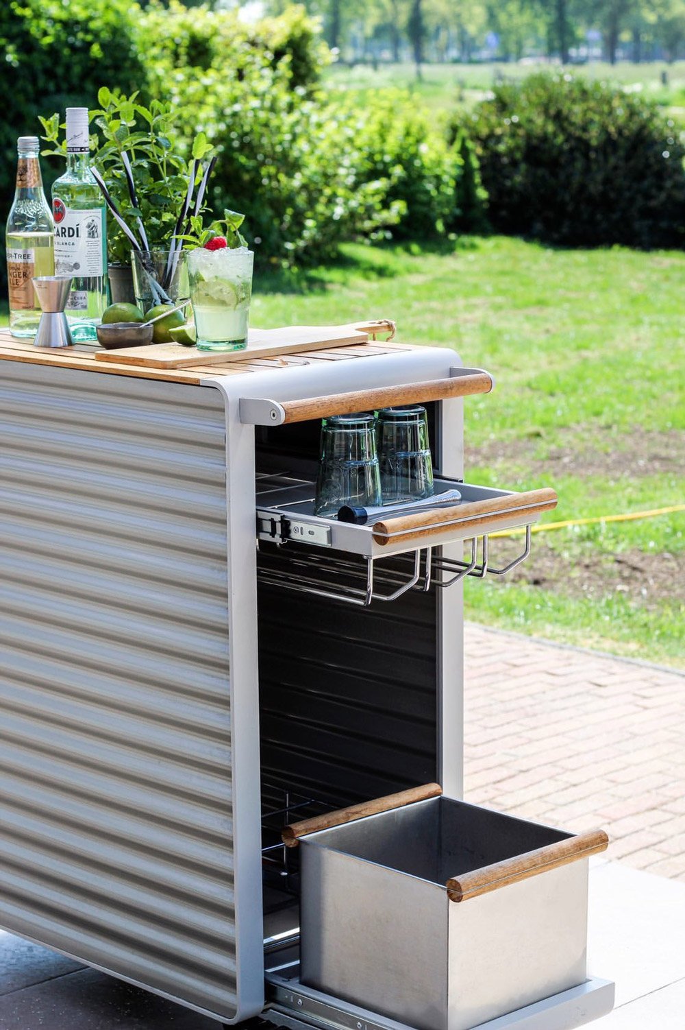 Airport Trolley Dining Cart (W/o Ice Bucket)