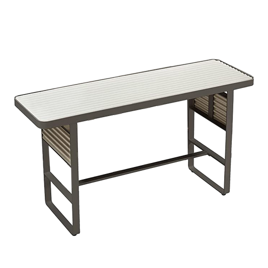 Airport Bar Rectangular Table, Black