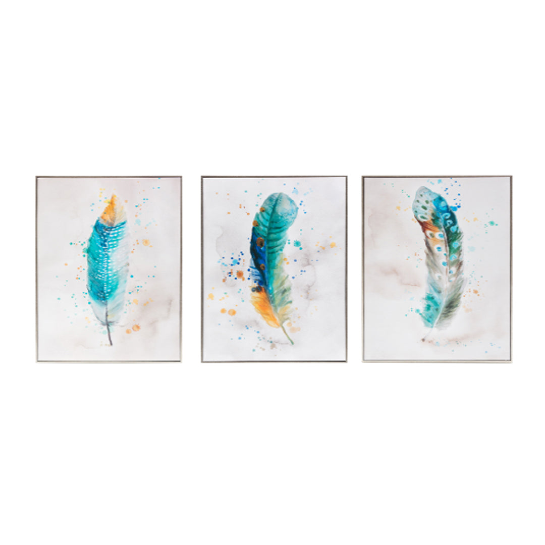 Canvas Wall Art Feather