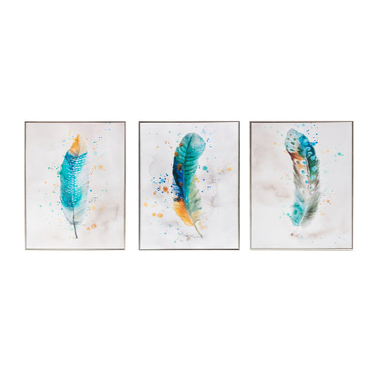 Canvas Wall Art Feather