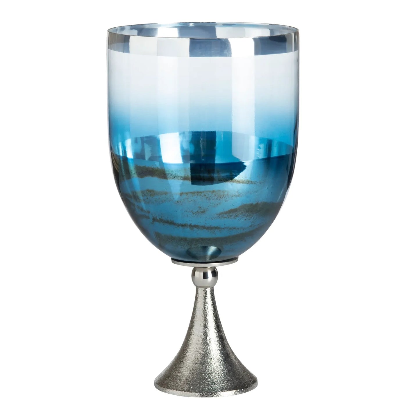 Cobalt Glass Pillar Holder