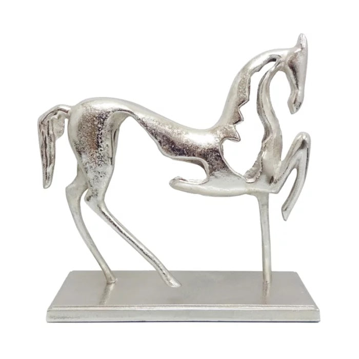 Nickel Horse Sculpture
