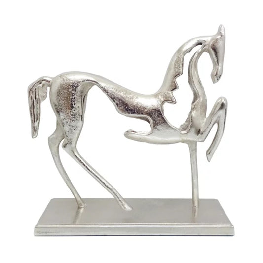 Nickel Horse Sculpture
