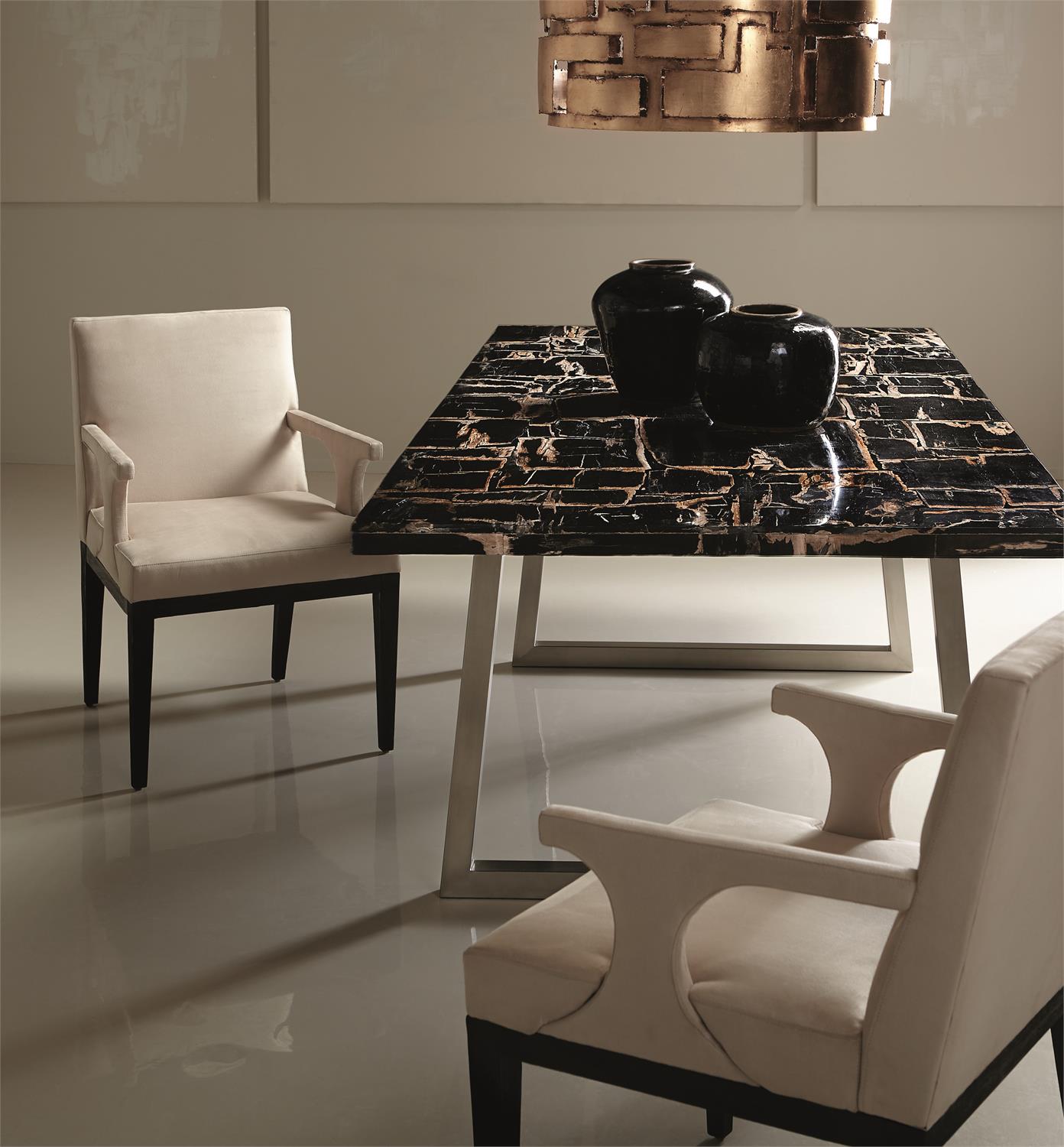 Pierre Noire Rectangular Dining Table