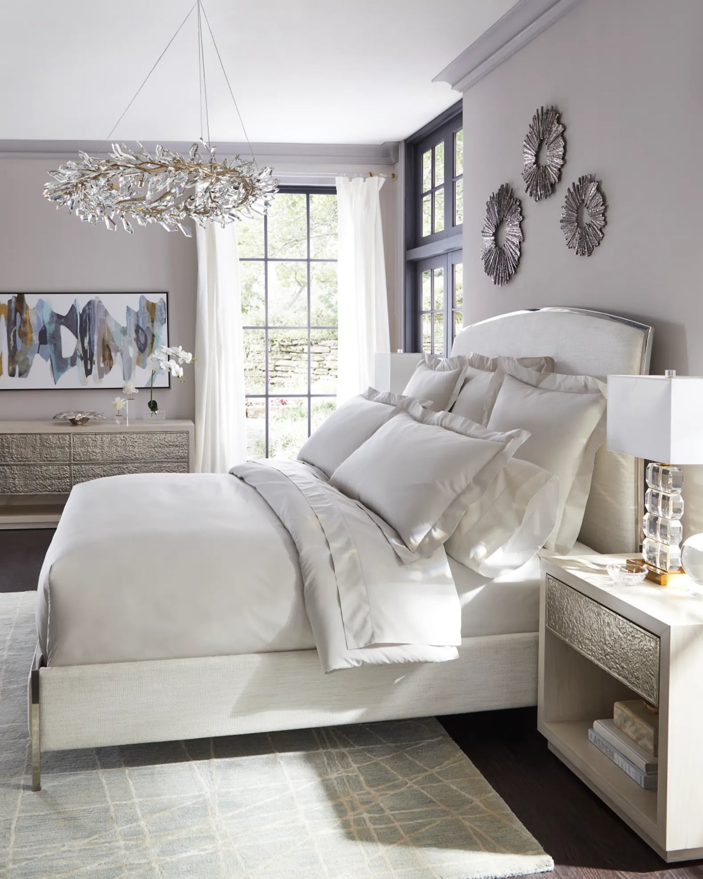 Silhouette Panel King Bed