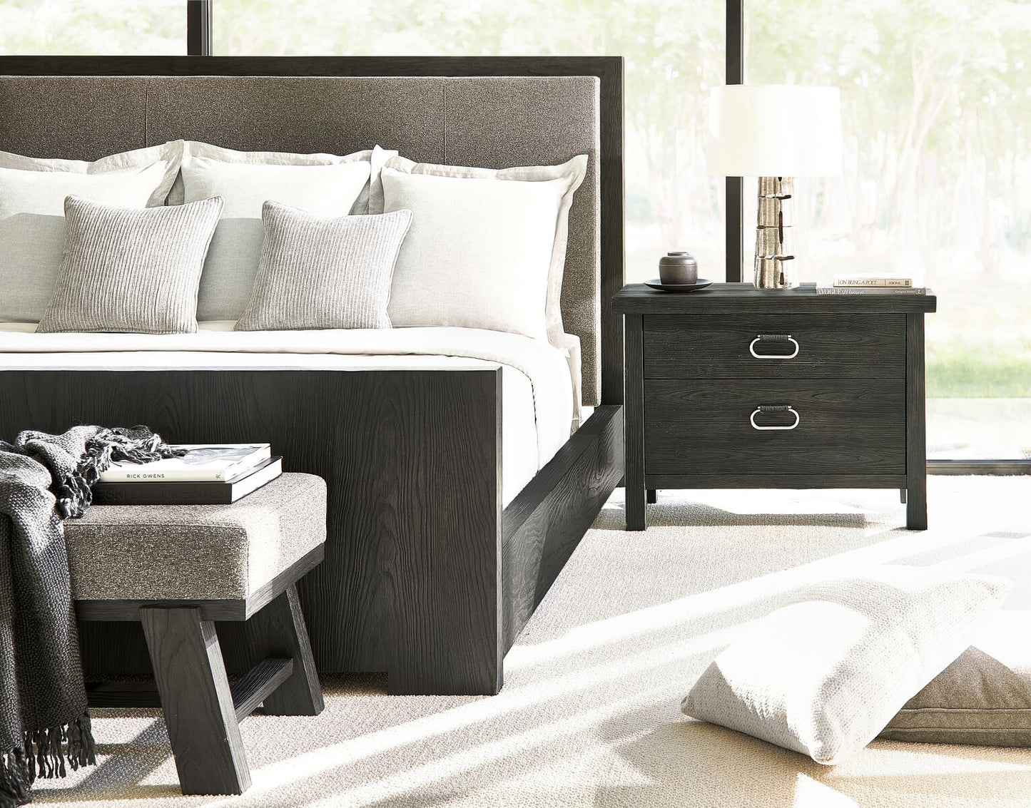 Trianon Nightstand - L'ombre Finish