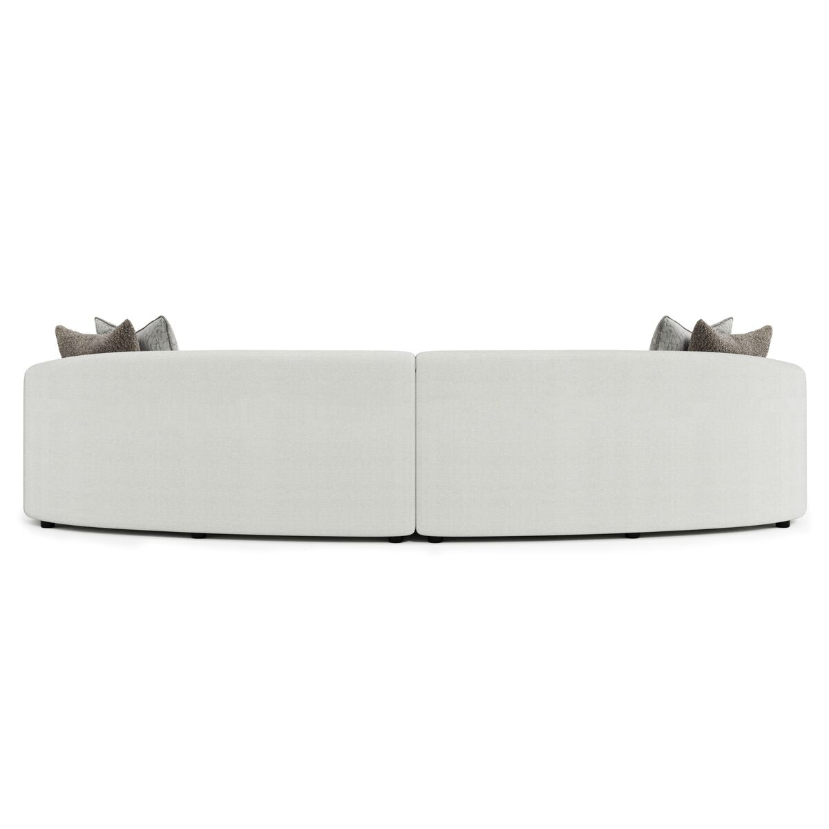 Elle Fabric Long Sofa