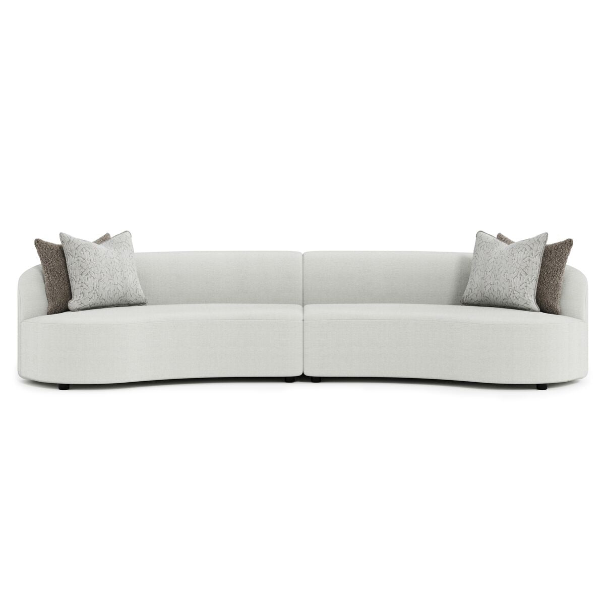 Elle Fabric Long Sofa