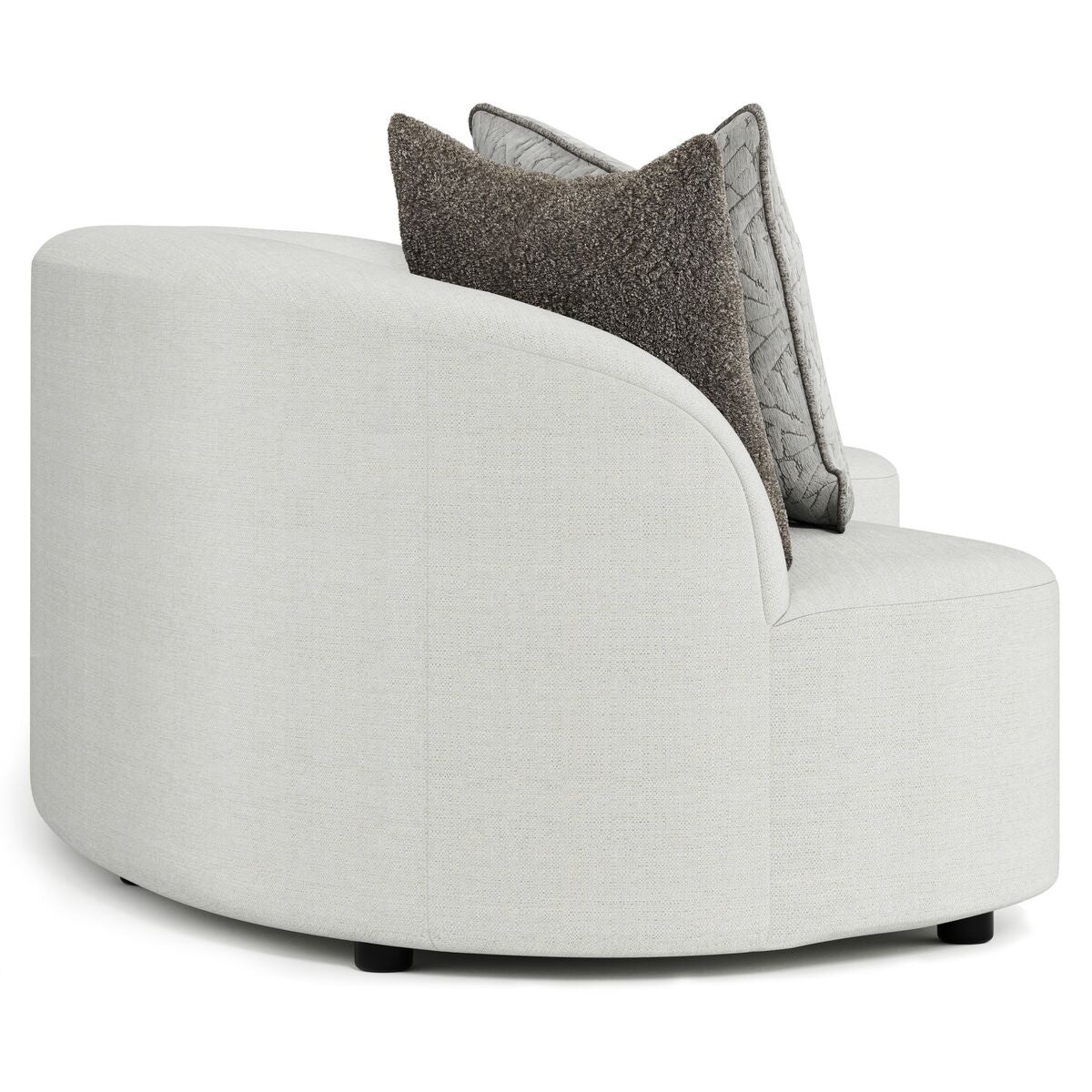 Elle Fabric Long Sofa