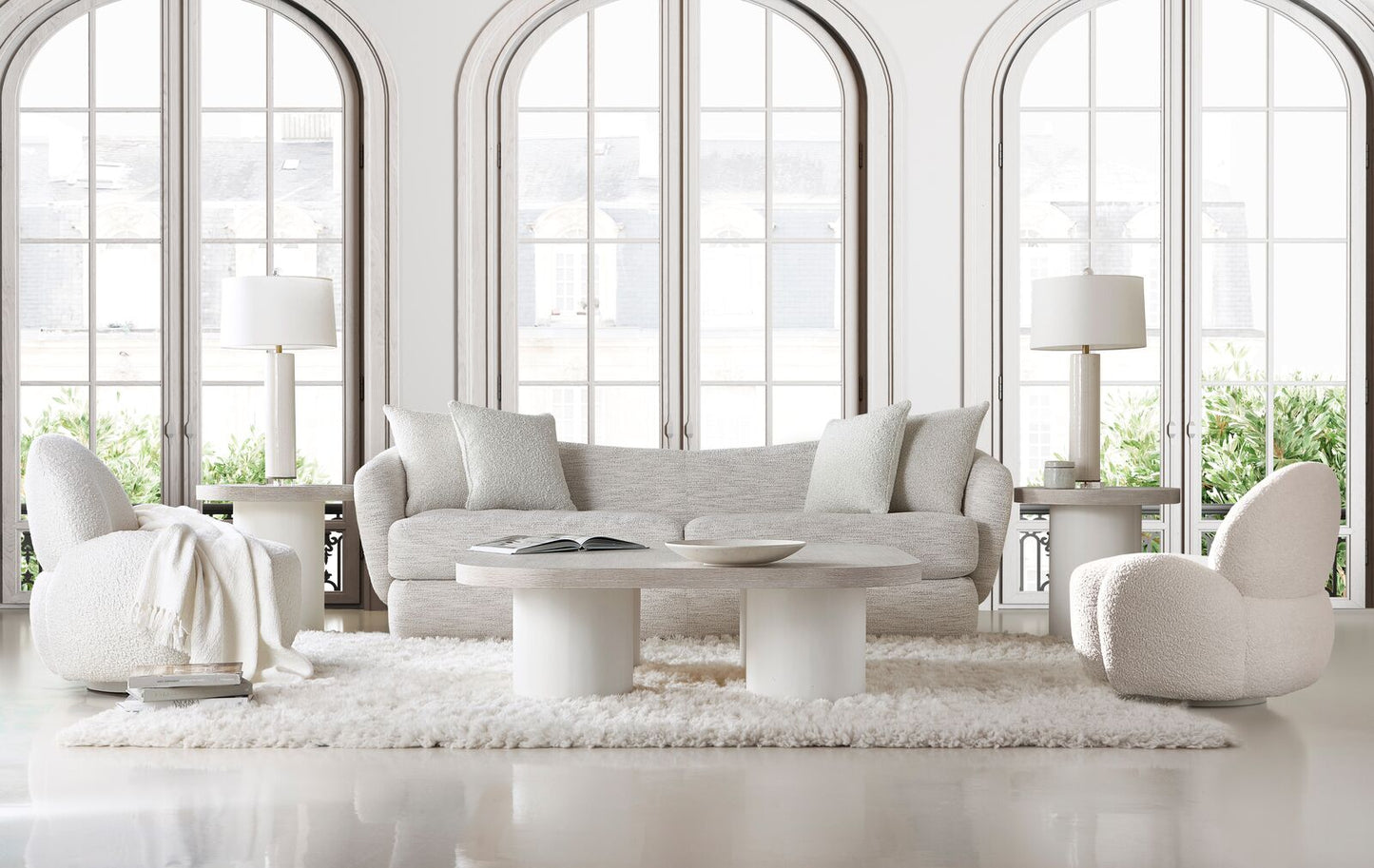 St. Jean Fabric Swivel Chair