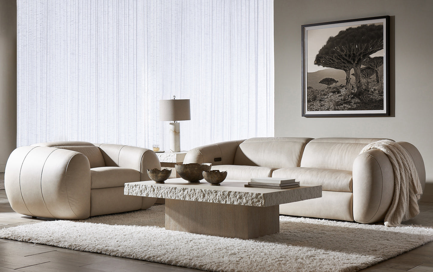 Montreaux Fabric Power Motion Sofa
