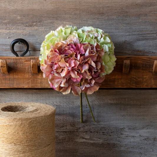Hydrangea Bundle, Vintage Rose and Green Blush