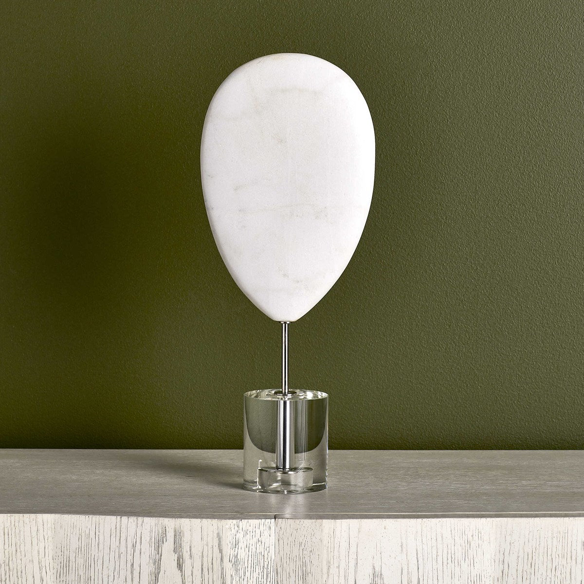 Ellipse Sculpture - White