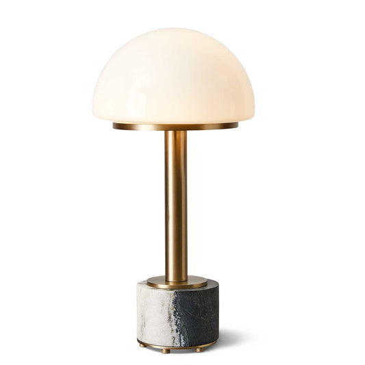 Mushroom Mini Lamp, Panda Marble