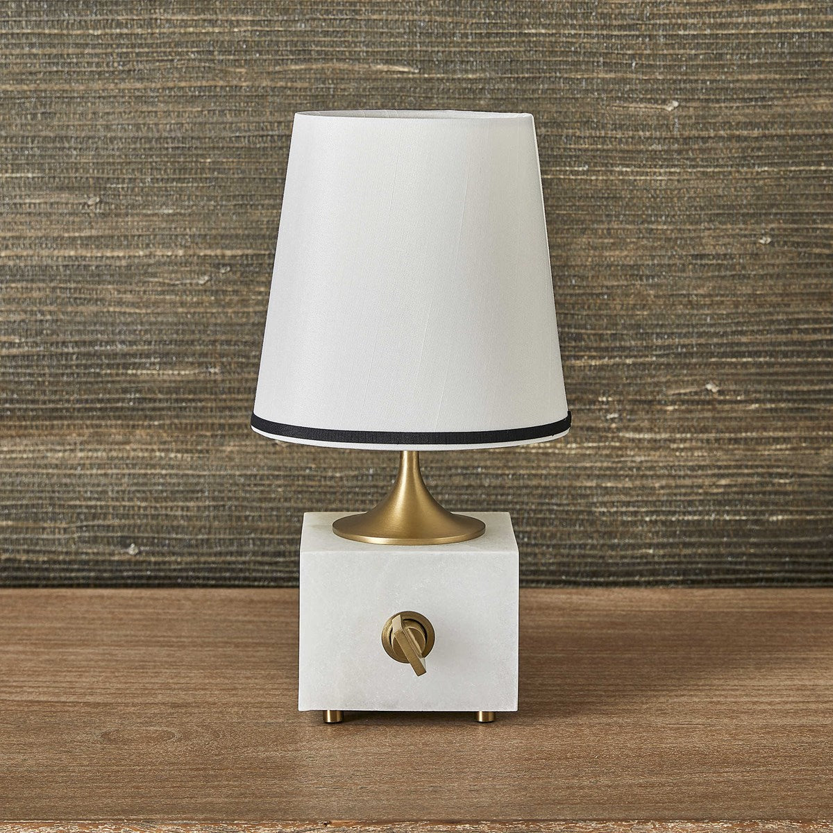 Blockhead Mini Lamp - Satin Brass